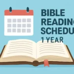 bible reading schedule 1 year